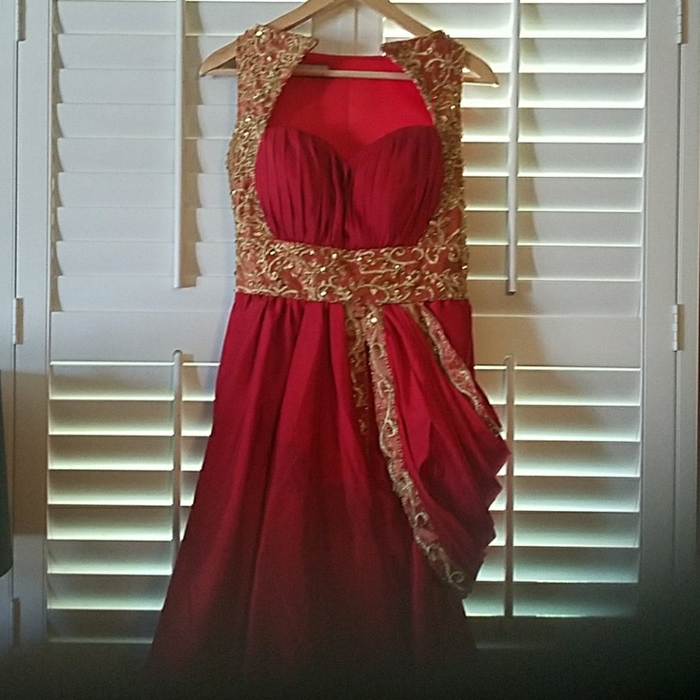 Beautiful red dress